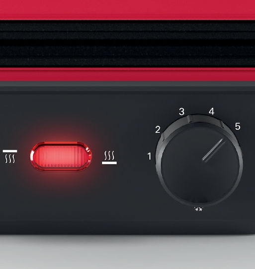 Bosch Sandwich Maker Grill with Removable Plates 2000W Red