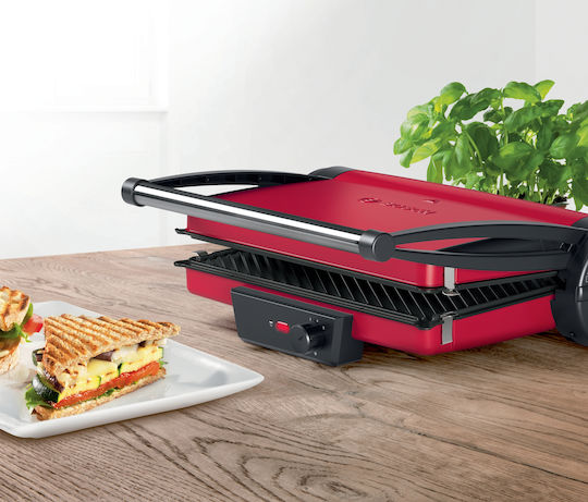 Bosch Sandwich Maker Grill with Removable Plates 2000W Red