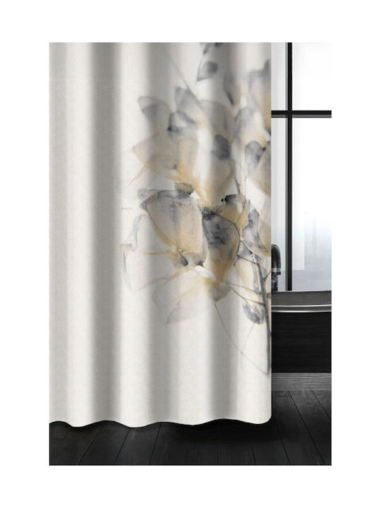 Saint Clair 118 Κουρτίνα Μπάνιου Υφασμάτινη 180x200cm Μπεζ
