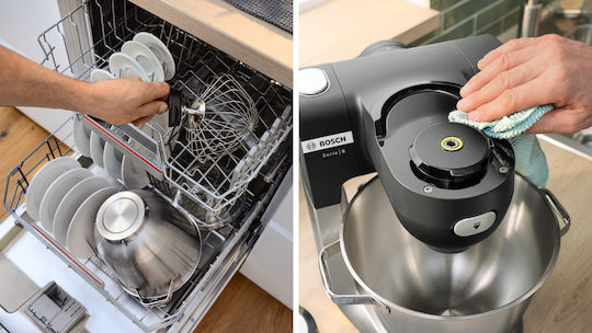 Bosch Стенд миксер 1600W с Неръждаема Купа 3.5лт
