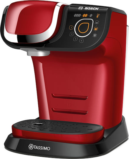 Bosch My Way 2 Pod Coffee Machine Tassimo Pressure 3.3bar Red