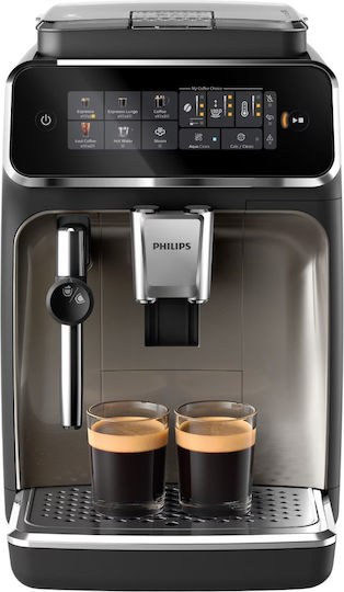 Philips 1500W Налягане 15бар за капучино с мелачка Черна EP3326/90