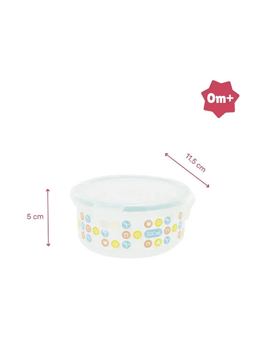 Badabulle Cutie pentru Mâncare Plastic Multicolor Potrivit pentru Cuptor cu Microunde 2buc