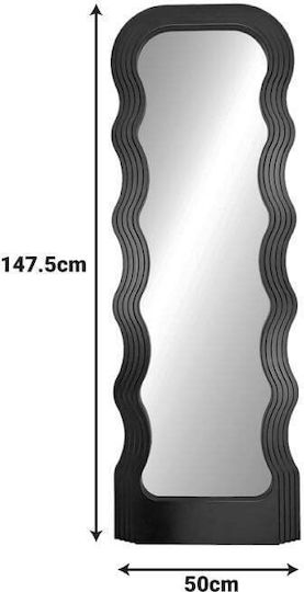 Καθρέπτης Spejo Inart Λευκό Pp 50x2.8x147.5εκ 50x2x147