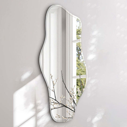 Incado Asymmetric Beige Wall Mirror 80x40cm