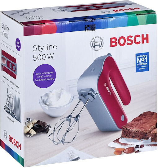 Bosch Hand Mixer 500W Red
