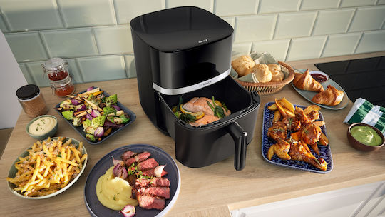 Bosch Heißluftfritteuse 6.1Es Schwarz MAF462B1