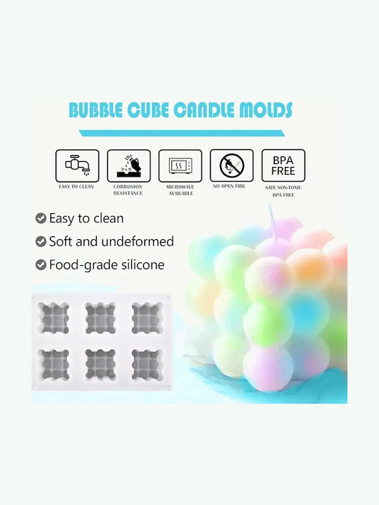 Formă de Patiserie pentru Chec Rotund din Silicon 3x3x5.74buc 1buc