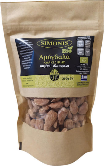 Βιολογικά Αμύγδαλα Ψημένα 250gr