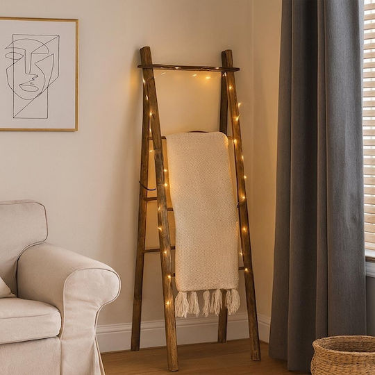 Σκάλα Κρεμάστρα Nextdeco Ξύλο Teak Υ123xμ53xπ65/12εκ