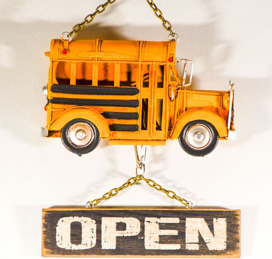 SP Souliotis Κρεμαστό Διακοσμητικό Openclosed από Μέταλλο 16x16cm