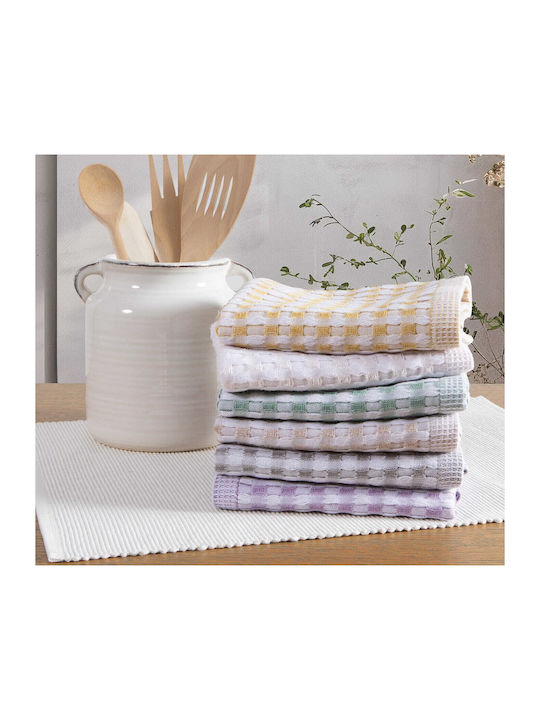 Nef-Nef Homeware Main Ποτηρόπανο από 100% Βαμβάκι σε Εκρού Χρώμα 45x68cm Nef-Nef Homeware Main Ποτηρόπανο από 100% Βαμβάκι σε Εκρού Χρώμα 45x68cm