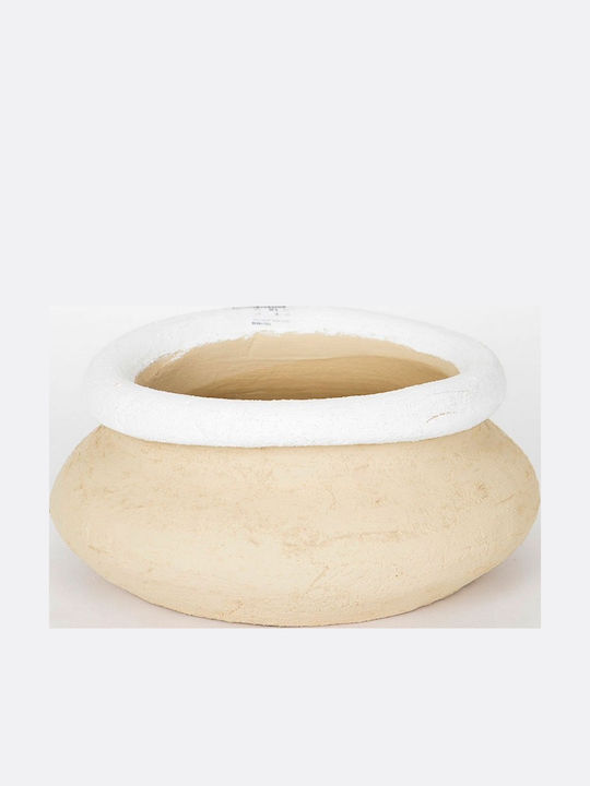Planter Concrete Beige 26x26x11.5cm.