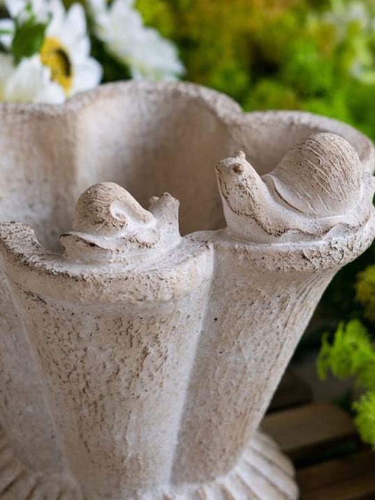 Artekko Cement Planter Concrete Beige 20x18.5x19cm.