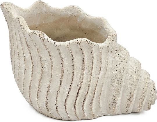 Artekko Cement Übertopf Beton Beige 29.5x18x18εκ.