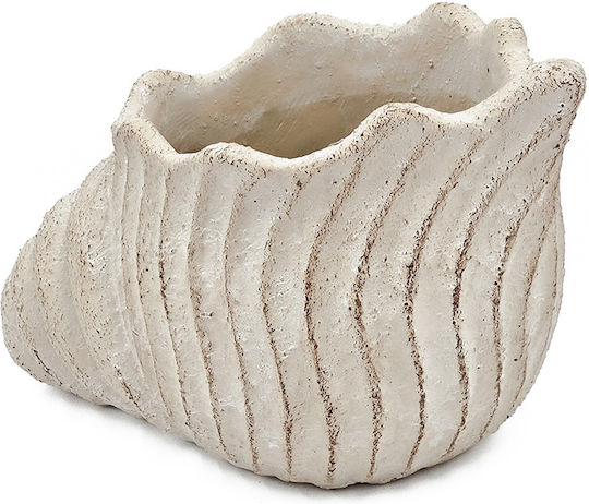 Artekko Cement Übertopf Beton Beige 29.5x18x18εκ.