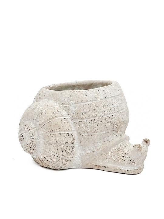 Artekko Cement Planter Concrete Beige 21x18x12cm.