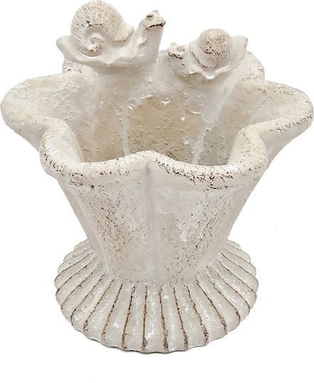 Artekko Cement Planter Concrete Beige 25.5x24x22.5cm.
