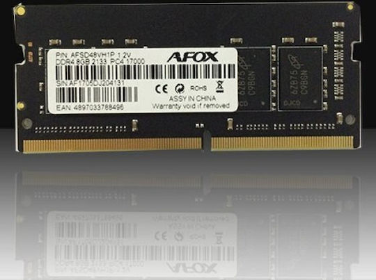 Afo DDR4 with Module 1x8GB and Speed 2400 for Laptop
