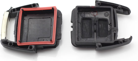 Opel 2-button Key Case Blade On Left