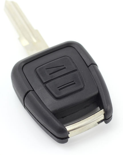 Opel 2-button Key Case Blade On Left