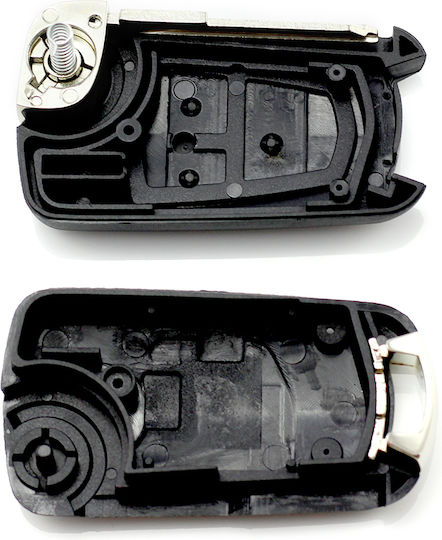 Opel 3-Button Flip Key Case Blade On Left