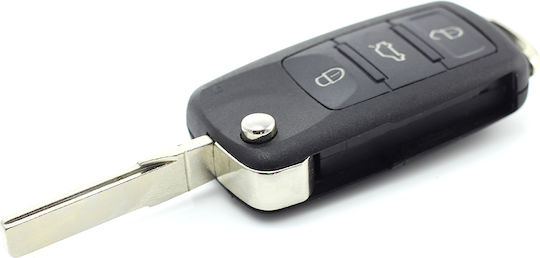 Audi A8 3-button Flip Key Case Without Panic Button Carguard