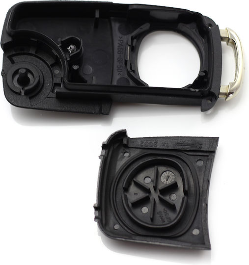 Audi A8 3-button Flip Key Case Without Panic Button Carguard