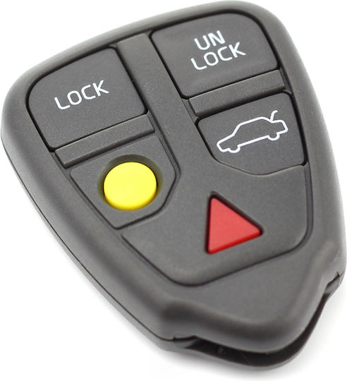 Volvo 5-button Key Case
