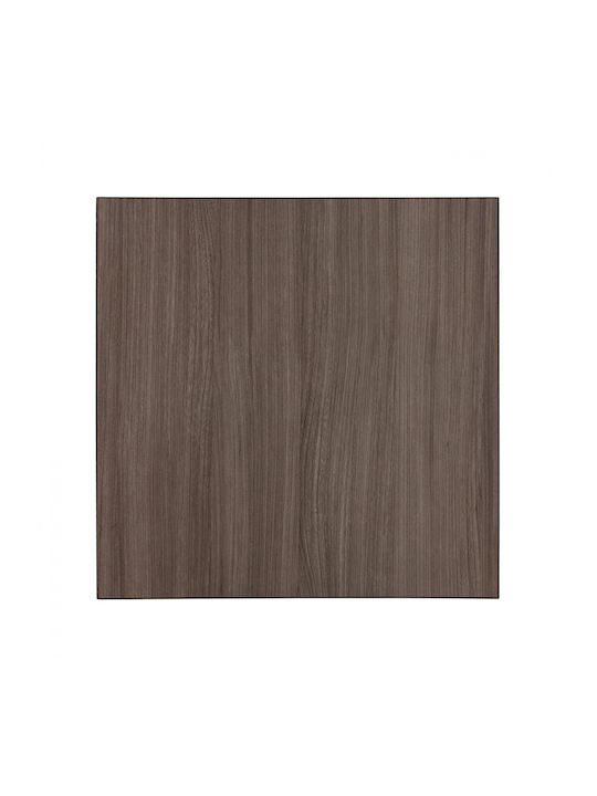 HomeMarkt Quadratisch Tischoberfläche aus MDF Eiche 70x70cm HM8438.03 1Stück