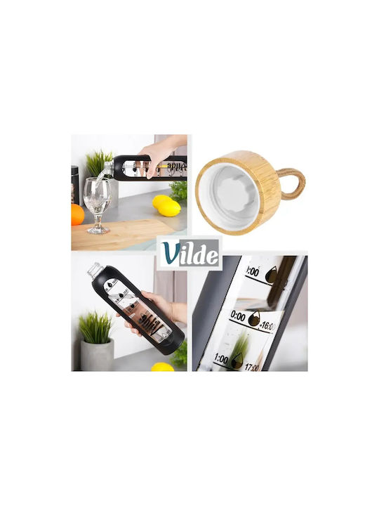 Vilde Sport Water Bottle 1000ml Black