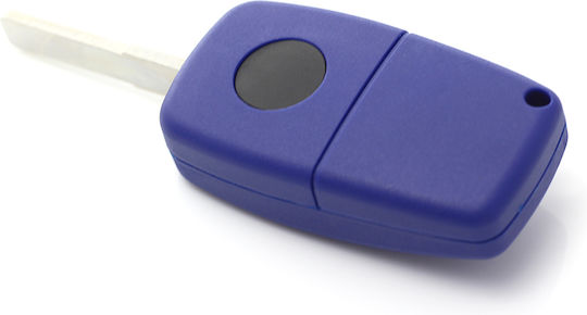 Fiat Knife-type Key Case 2 Buttons Blue