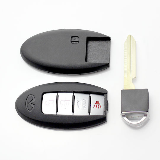 Nissan 3+1 Button Key Case