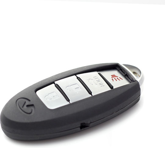 Nissan 3+1 Button Key Case