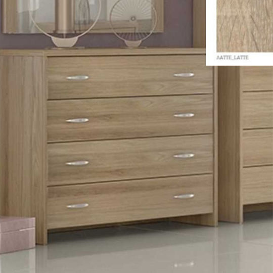 Bodenstehende Schminktisch Schlafzimmer Nr4 Holz Latte mit Spiegel 86x40x78cm