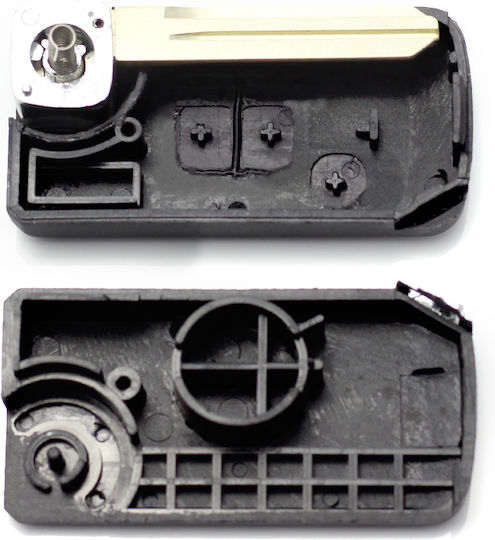 Nissan 2+1 Button Folding Key Case Square Model Modified