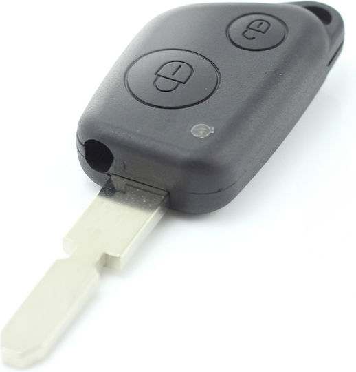 Citroen Peugeot Key Case 2 Buttons 4 Track Blade