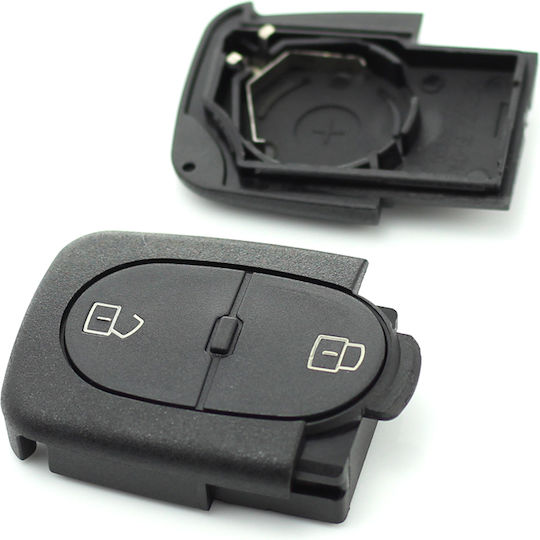 Husă Pentru Chei Auto Audi Cu 2 Butoane Baterie 2032 Carguard