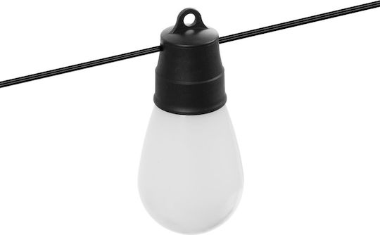 Смарт соларни светлини LED RGBIC 15 бр. 6.5 м Bluetooth