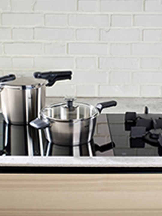 Fissler Vitaquick Premium Бързи готварски тенджери Set Quattro 8лт и 4лт