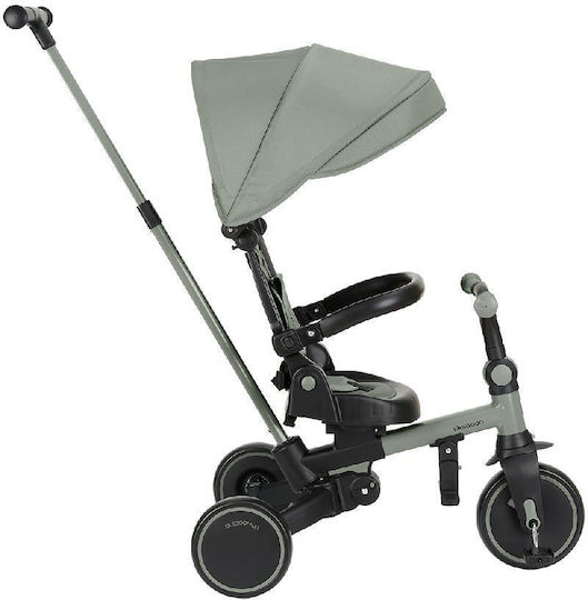 Kikka Boo Aluma Convertible with Parental Handle 8 in 1 for 12 Months Army Green