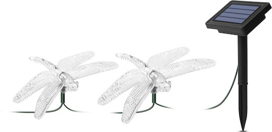 Solar Led Lamp Dragonfly 2.9 M 10 Colored Leds