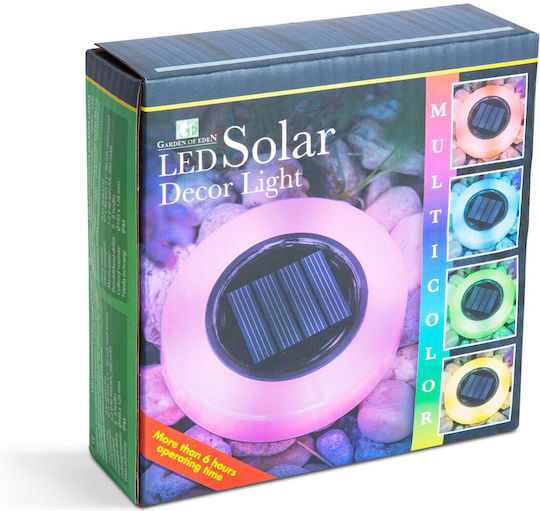 Led Solar Lamp Round Rgb Led 105 X 128