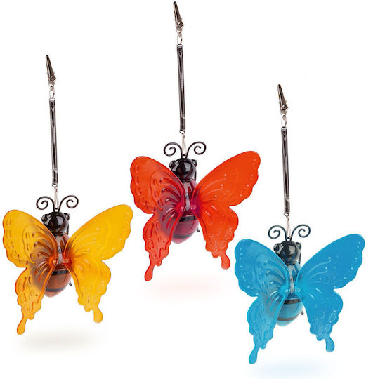 Solarleuchte Schmetterling Mehrfarbig 12 X 6 X 21,5 Cm 4 LED