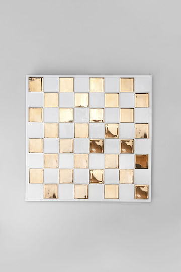 Raeder Wooden Chess Pawns Gold / White 6cm