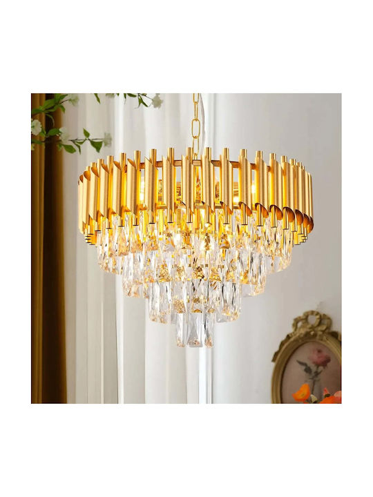 Alista Home Candelabru Ø49cm Cu Cristale Auriu