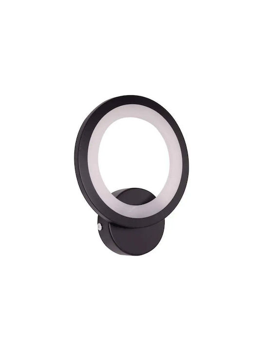 Alista Home Modern Lumină de Perete cu LED Integrat și Lumină Alb Natural Negru