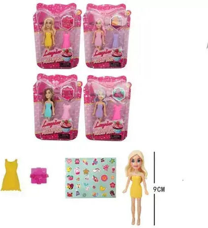 Chippo Miniatur-Spaßspielzeug Polly Pocket Mehrfach