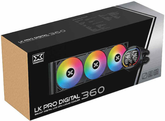 Xigmatek LK Pro 360 Digital Υδρόψυξη AIO CPU με 3 Ανεμιστήρες 120mm και ARGB Φωτισμό