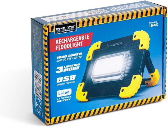 Alista Home Iluminat de lucru Reîncărcabilă LED IPX4 cu luminozitate până la 1000lm